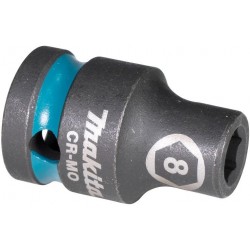 MAKITA E-16047 nástrčný klíč 1/2" square drive Impact BLACK 8mm