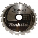 MAKITA B-33102 kotouč pilový dřevo SPECIALIZED se zapuštěnými zuby 185x2x30mm 20Z , old B-09416