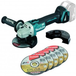 MAKITA DGA504ZX1 Aku úhlová bruska 125mm Li-ion LXT 18V, bez aku Z