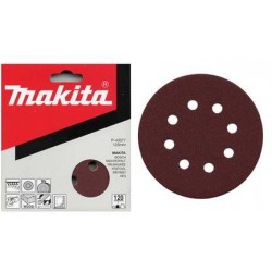 MAKITA P-43614 brusný papír suchý zip 125mm 8 děr K400 10ks,oldP-00555