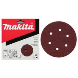 MAKITA P-37502 brusný papír suchý zip 150mm 6 děr K100 10ks