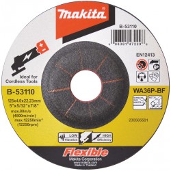 MAKITA B-53110 flexibilní kotouč 125MMx4MM 22,23 MM