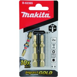 MAKITA B-62365 Impact GOLD super slim torsní bit PZ2-50mm 2pcs,newE-03305