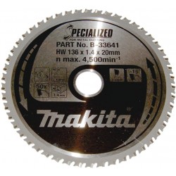 MAKITA B-33641 pilový kotouč 136x20 50T ,old B-21973