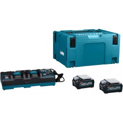 MAKITA 191U00-8 sada Li-ion XGT 40V 2ks BL4040+1ks DC40RB+1ksMakpac