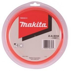 MAKITA 198502-9 struna nylonová 2,4mm oranžová, 30m, speciální pro aku stroje,newE-01806