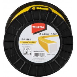 MAKITA E-02892 struna nylonová Pro 3,0mm, 132m, žlutá, hranatá , old369224804