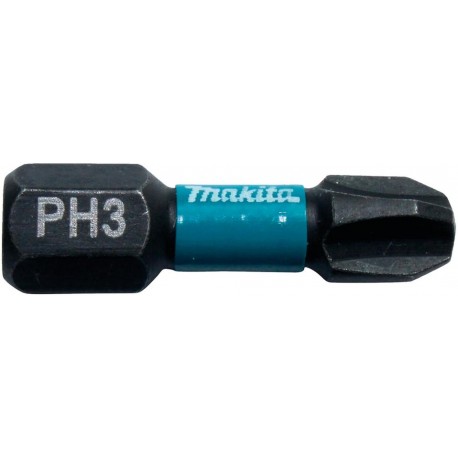 MAKITA B-63622 torzní bit 1/4" Impact Black PH3, 25mm 2 ks