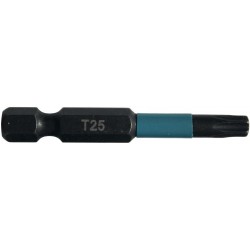 MAKITA B-63797 torzní bit 1/4" Impact Black T25, 50mm 2 ks